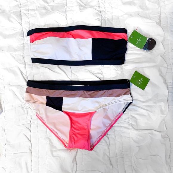 kate spade Other - 🌼Kate Spade Mykonos Pink and Black Bikini